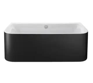 Duravit Happy D.2 Plus Ванна акриловая 180х80x60h см, цвет: белый/графит супермат. 700451800000000