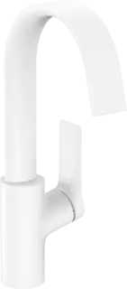 Hansgrohe Vivenis Смеситель для раковины однорычажный 210 с поворотным изливом, цвет: матовый белый 75030700