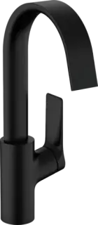 Hansgrohe Vivenis Смеситель для раковины однорычажный 210 с поворотным изливом, цвет: матовый черный 75030670