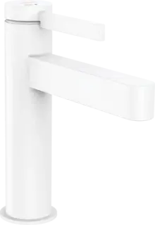 Hansgrohe Finoris Смеситель для раковины однорычажный, с донным клапаном, цвет: матовый белый 76024700