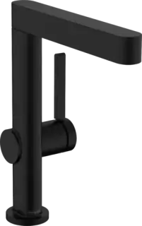 Hansgrohe Finoris Смеситель для раковины, с донным клапаном, цвет: матовый черный 76060670
