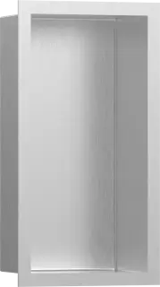 Hansgrohe XtraStoris Individual Полка в нишу встраиваемая 15х10х30h см, цвет: нержавеющая сталь 56094800