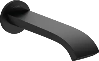 Hansgrohe Vivenis Излив настенный для ванны 20,2 см, цвет: матовый черный 75410670