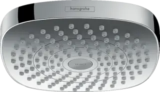 Hansgrohe Croma Select E Верхний душ 18,7 см EcoSmart, 2 вида струи, регулируемый угол, цвет: хром 26528000