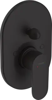 Hansgrohe Vernis Blend Смеситель для ванны встраиваемый на 2 потребителя, цвет: матовый черный 71449670