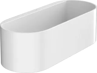 Hansgrohe WallStoris Корзинка для хранения глубокая на штангу, цвет: белый 27912700