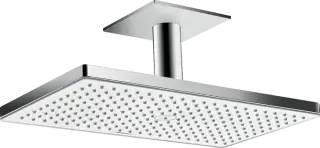 Hansgrohe Rainmaker Select Верхний душ 47x27 EcoSmart, 1jet, кронштейн потолочный, цвет:хром/белый 24012400