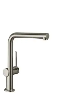 Hansgrohe Talis M54 Смеситель для кухонной мойки однорыч. 270, с выдв. излив. цвет: нержав. сталь 72809800