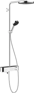 Hansgrohe Pulsify Душевая стойка: термостат, верхний душ 26 см, ручной душ 3 режима, цвет: хром 24230000