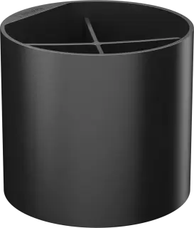 Hansgrohe WallStoris Стакан на штангу круглый, пластик цвет: черный 27921670
