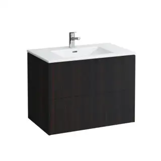 Laufen Base Тумба с раковиной, 2 ящика 50х80х61h см, цвет: темный вяз 8.6496.1.263.104.1