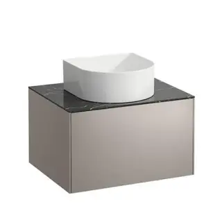 Laufen Sonar Тумба подвесная, 1 ящик 58х46х34h см, цвет: титан 4.0540.1.034.142.1