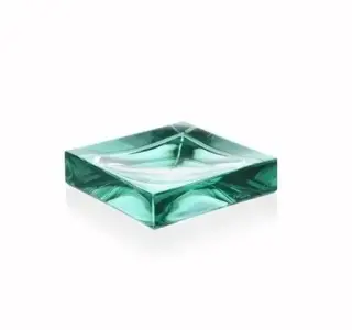 Laufen Kartell By Мыльница с пластиковой чашей, настольная, цвет: зеленый изумрудный 3.8333.0.092.000.1