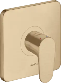 Axor Citterio M Смеситель для душа встраиваемый, внешняя часть, цвет: шлифованная бронза 34625140
