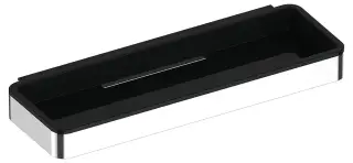 Keuco Полка корзинка для душа 28,8x10,2 см, подвесная, цвет: нержавеющая сталь 14958 070037