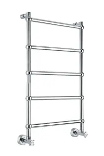 Margaroli Sole 442/TS Полотенцесушитель водяной для ГВС 52,5x89h (int 46) нижнее, цвет: chrome 442TS4605CR