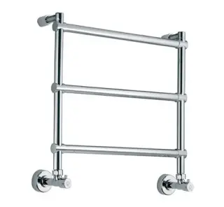 Margaroli Sole 442/3 Полотенцесушитель водяной для ГВС 43,5х53h (int 37), нижнее, цвет: chrome 4423703CRN