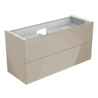 Keuco Edition 11 Тумба под раковину, подв. с внутр. подсветкой 140x53,5x70h см, кашемир 31362 180100