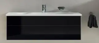 Keuco Royal Reflex Тумба под раковину 129,6x48,7x45h см, цвет: черный 34080 570000