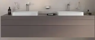 Keuco Edition 400 Тумба под раковину 140x53,5x54,6h см, цвет: трюфель 31574 370100