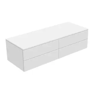 Keuco Edition 400 Тумба боковая подвесная 140x53,5x38,2h см, цвет: белый 31766 380000