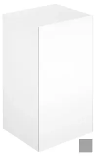 Keuco Stageline Шкаф-пенал с 1 дверцей, петли справа, 2 полки 40x36x78,2h см, инокс 32811 290002