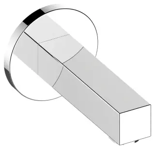 Keuco Edition 90 Излив для ванны 9x9x15,2h см, цвет: хром 59045 010000