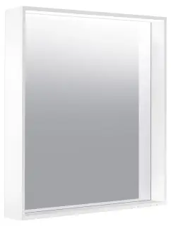 Keuco Plan Зеркало прямоугольное с подсветкой, подв. 65x10,5x70h см, цвет: инокс матовый 33097 292000