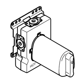 Dornbracht XTool Встраиваемая часть смесителя без регулирования расхода 3/4