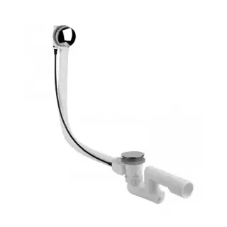 Gessi Слив-перелив для ванны полиэтиленовая. Длина кабеля управления 57,5 см, цвет хром 01452#031