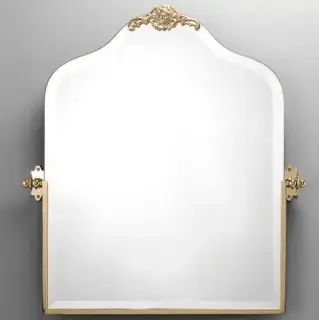 Devon&Devon Mayfair Зеркало поворотное с орнаментом, золото DD117IN