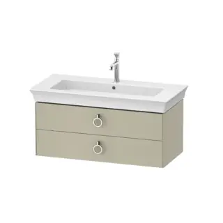 Duravit White Tulip Тумба под раковину 98,4x45,8хh41 см, цвет: темно-серый глянцевый WT43520H3H3
