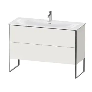 Duravit XSquare Тумба напольная под раковину # 234412, 2 яшика, цвет: Nordic White SaM XS452603939