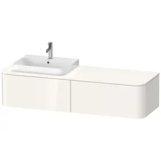 Duravit Happy D.2 Plus Тумба подв. 35,4x160xh55 cм, 2 ящика, SX, цвет белый глянцевый HP4934L2222
