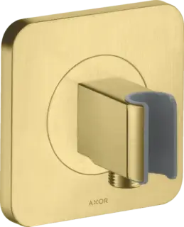 Axor Citterio E Porter Softcube Шланговое подключение, внешняя часть, цвет: шлифованная латунь 36724950