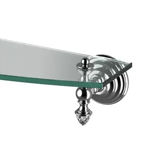 Devon&Devon Diamond Полка стеклянная 60 см, цвет держателей хром WHD510CR