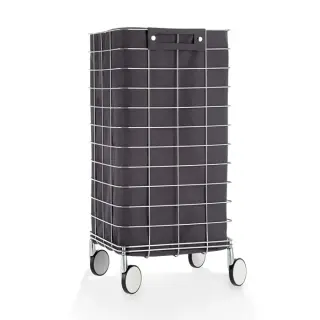 Decor Walther Universal WR 1 Корзина для белья 35x35xh75 см, цвет хром антрацит 0613794