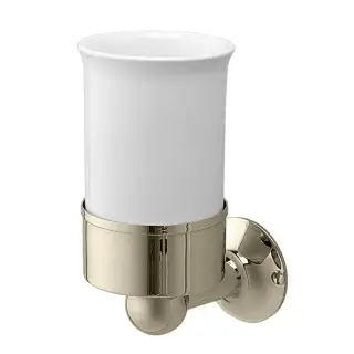 Devon&Devon New York Стакан подвесной, керамический, цвет: никель блестящий NY103NKS