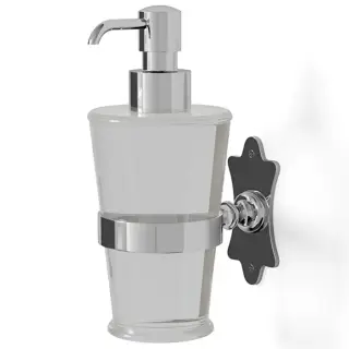 Devon&Devon Mayfair Дозатор для жидкого мыла, подвесной, стеклянная колба, цвет: хром DD130CR