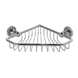 Devon&Devon First Class Мыльница угловая решетчатая, настенная, цвет хром DD33066CR