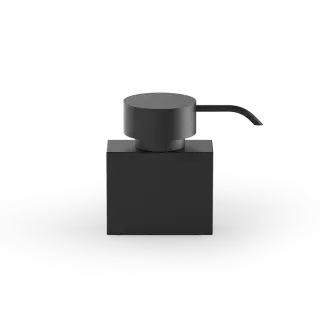 Decor Walther New Century Дозатор для жидкого мыла, настольный, цвет: черный матовый 0860660
