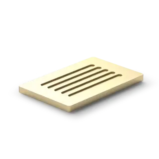 Decor Walther DW 900 Мыльница настольная, цвет: латунь матовая 0859411