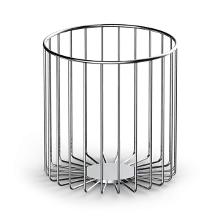 Decor Walther DW 220 Ведро для мусора, напольное, цвет: хром 0859200