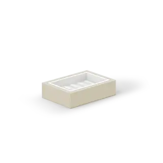 Decor Walther Brownie Мыльница с композитной чашей, настольная, цвет: бежевый 0937347