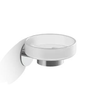 Decor Walther Basic Мыльница со стеклянной чашей, подвесная, цвет: хром 0536000