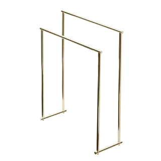 Decor Walther Bar Полотенцедержатель 87 см, напольный, двойной, цвет: золото 0509220