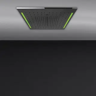 Gessi Colour Встраиваемая часть верхнего душа 50x50 см 3 вида струи,хромотерапия, цвет: mirror steel 57927#238