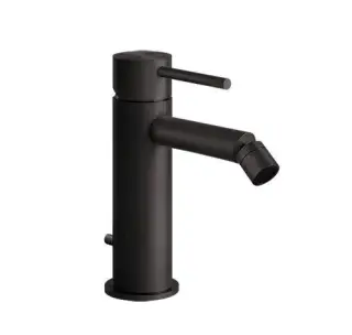 Gessi 316 Flessa Смеситель для биде, однорычажный, с донным клапаном, цвет: matte black 54007#299