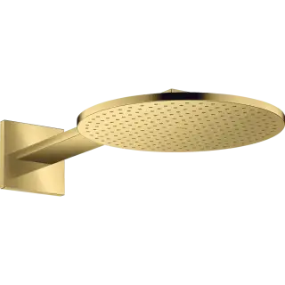 Axor Shower Solutions Верхний душ 30 см 1 режим, кронштейн настенный 45см, цвет: полированное золото 35300990