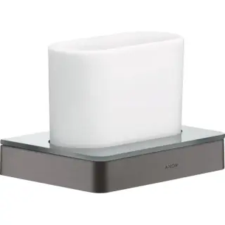 Axor Universal Стакан подвесной, опалое стекло, латунь, цвет: графит 42834340